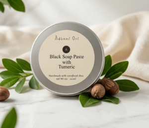BLACK SOAP PASTE WITH TUMERIC